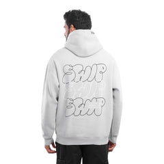 Men’s Hoodie Casual Pullover with Minimal Front Graphic Print and Kangaroo Pocket