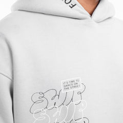Men’s Hoodie Casual Pullover with Minimal Front Graphic Print and Kangaroo Pocket