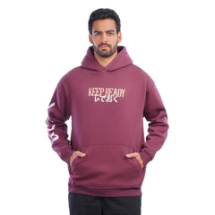 Men’s Graphic Hoodie Casual Pullover Sweatshirt with Kangaroo Pocket