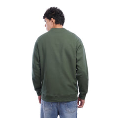 Men’s Zip Up Sweatshirt Casual Bomber Style Jacket with Front Pockets