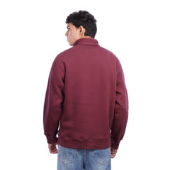 Men’s Half Zip Sweatshirt Casual Mock Neck Pullover