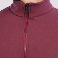 Men’s Half Zip Sweatshirt Casual Mock Neck Pullover