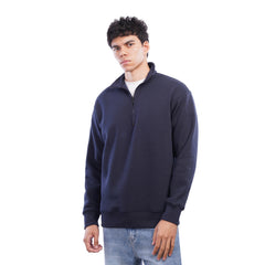 Men’s Half Zip Sweatshirt Casual Mock Neck Pullover