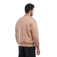 Men’s Half Zip Sweatshirt Casual Mock Neck Pullover