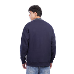 Men’s Zip Up Sweatshirt Casual Bomber Style Jacket with Front Pockets