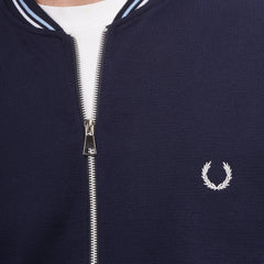 Men’s Zip Up Sweatshirt Casual Bomber Style Jacket with Front Pockets