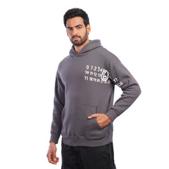 Men’s Graphic Hoodie Casual Pullover with Front Pocket
