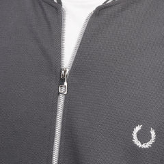 Men’s Zip Up Sweatshirt Casual Bomber Style Jacket with Front Pockets