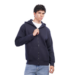 Men’s Zip Up Hoodie Casual Hooded Jacket with Front Pockets