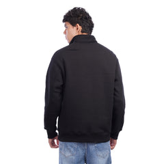 Men’s Half Zip Sweatshirt Casual Mock Neck Pullover