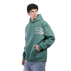 Men’s Graphic Hoodie Casual Pullover with Front Pocket
