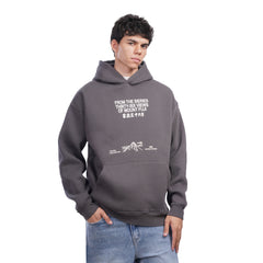Men’s Printed Pullover Hoodie – Relaxed Fit Casual Hooded Sweatshirt