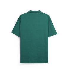 Men’s Textured Polo Shirt – Relaxed Fit Short Sleeve Polo