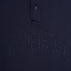 Men’s Washed Oversized Polo T-Shirt – Embroidered Casual Tee