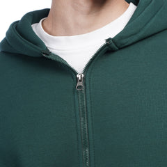 Men’s Zip Up Hoodie Casual Hooded Jacket with Front Pockets