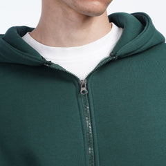Men’s Zip Up Hoodie Casual Hooded Jacket with Front Pockets