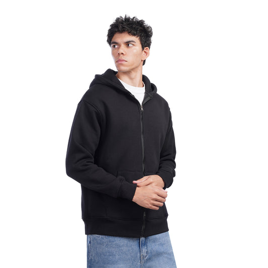 Men’s Zip Up Hoodie Casual Hooded Jacket with Front Pockets