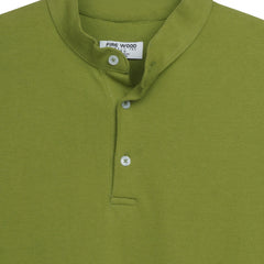 Men’s Mandarin Collar Polo T-Shirt – Short Sleeve Casual Slim Fit Tee
