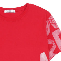 Men’s Short Sleeve Graphic T-Shirt – Modern Letter Print Casual Cotton Tee