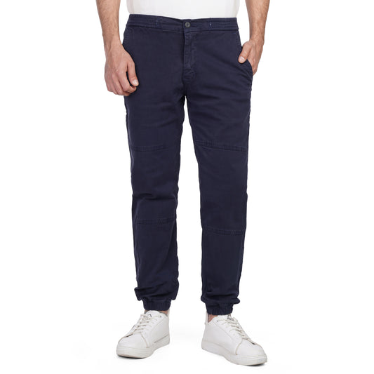Men S Casual Jogger Pants Elastic Hem Comfortable Cotton Blend