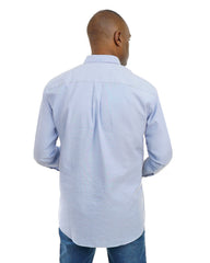 Casual Solid Button-Down Shirt Long Sleeve For Men