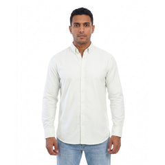Casual Solid Button-Down Shirt Long Sleeve For Men