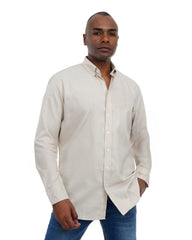 Men’s Button-Down Shirt – Long Sleeve Classic Fit