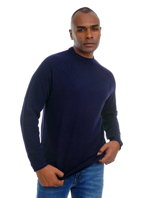 Men’s Classic Knit Pullover – Crew Neck Soft Touch Slim Fit