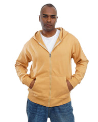 Men’s Zip-Up Hooded Sweatshirt with Front Pockets – Soft Cotton