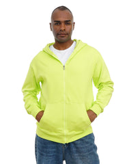 Men’s Zip-Up Hooded Sweatshirt with Front Pockets – Soft Cotton