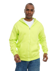 Men’s Zip-Up Hooded Sweatshirt with Front Pockets – Soft Cotton
