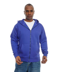 Men’s Zip-Up Hooded Sweatshirt with Front Pockets – Soft Cotton