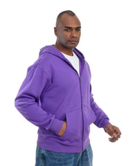 Men’s Zip-Up Hooded Sweatshirt with Front Pockets – Soft Cotton