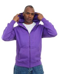 Men’s Zip-Up Hooded Sweatshirt with Front Pockets – Soft Cotton