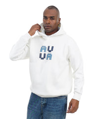 Men’s Printed Hooded Sweatshirt – Cotton Hoodie with Front Graphic