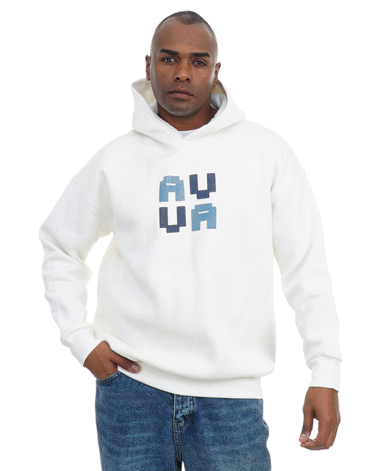 Men’s Printed Hooded Sweatshirt – Cotton Hoodie with Front Graphic