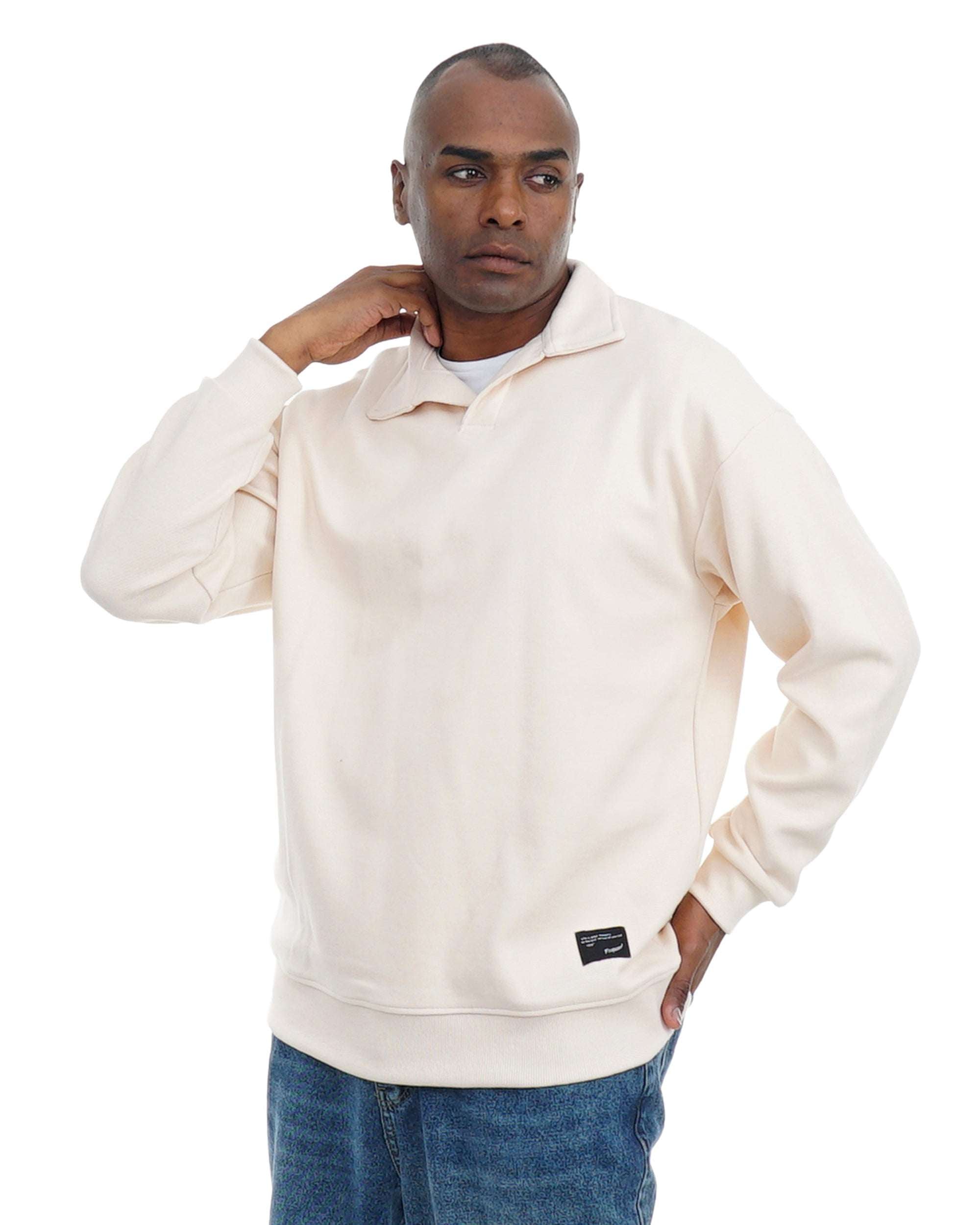 Men’s Pullover with Polo Collar – Soft Casual Knit Top