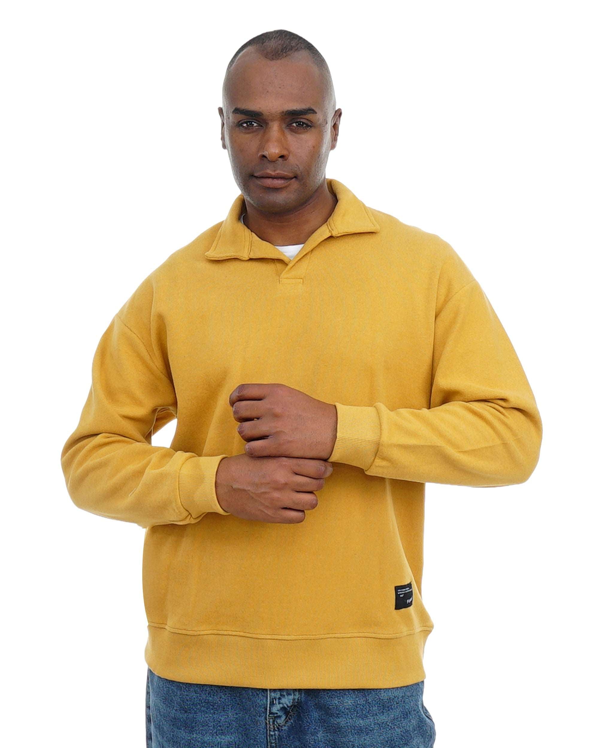 Men’s Pullover with Polo Collar – Soft Casual Knit Top