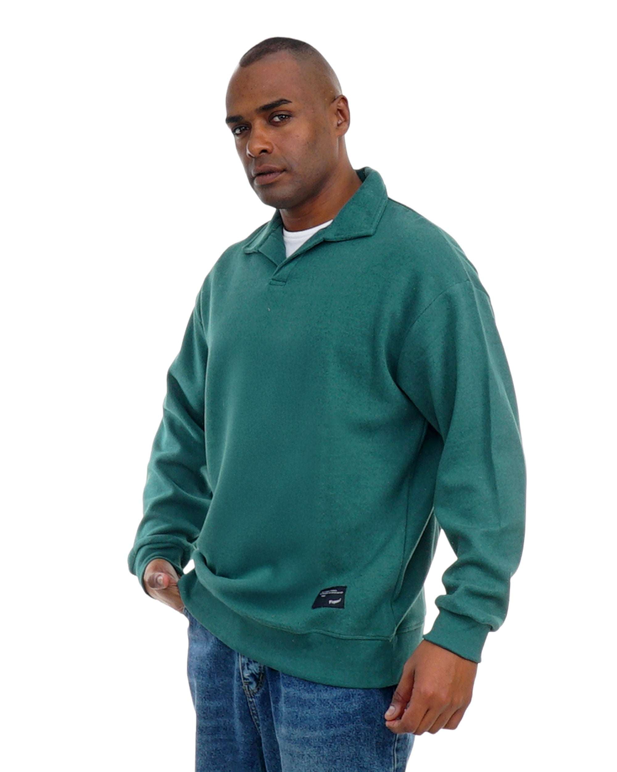 Men’s Pullover with Polo Collar – Soft Casual Knit Top