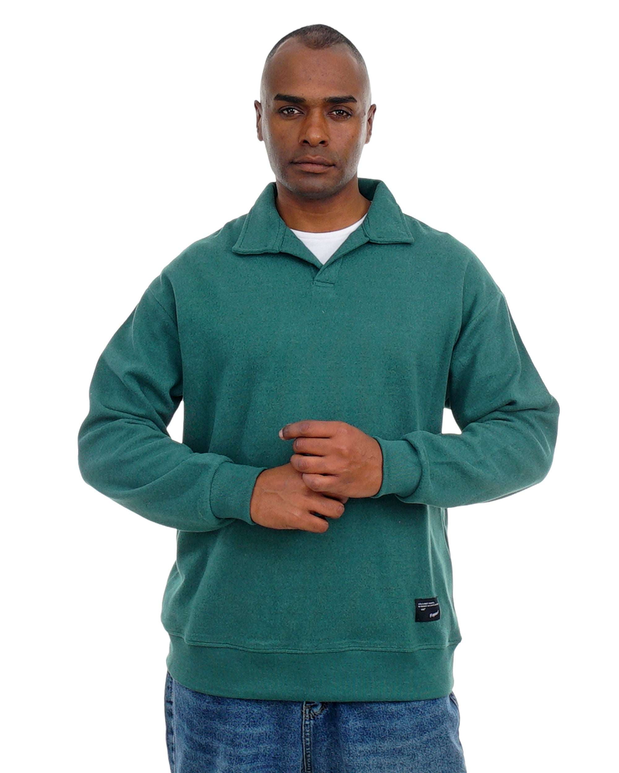 Men’s Pullover with Polo Collar – Soft Casual Knit Top