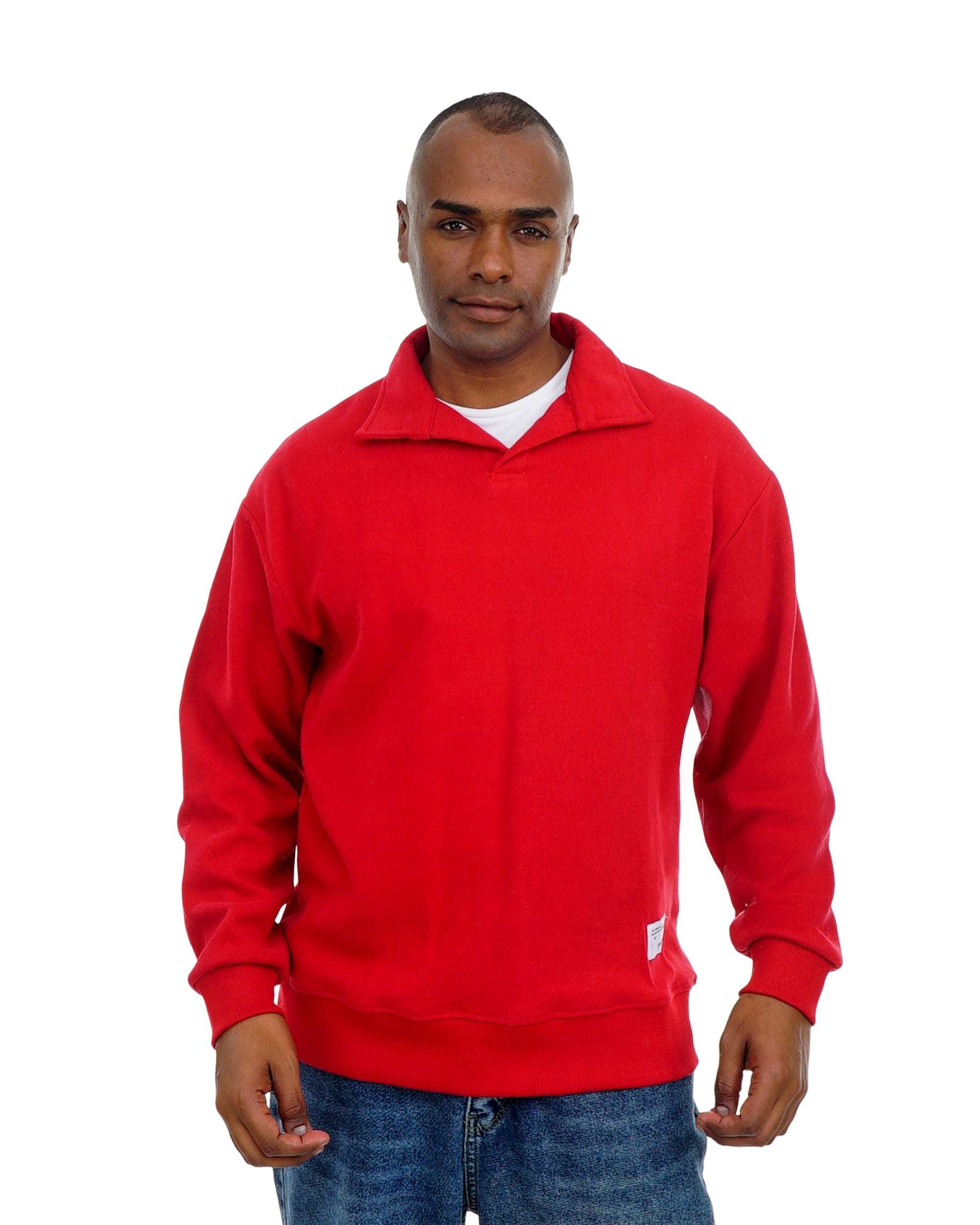 Men’s Pullover with Polo Collar – Soft Casual Knit Top