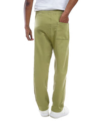 Men’s Cotton Jogger Pants with Drawstring & Front Patch Pockets