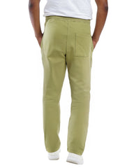 Men’s Cotton Jogger Pants with Drawstring & Front Patch Pockets