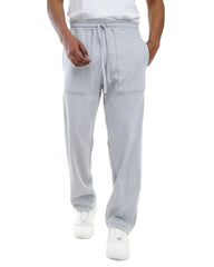 Men’s Cotton Jogger Pants with Drawstring & Front Patch Pockets