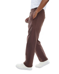 Men’s Cotton Jogger Pants with Drawstring & Front Patch Pockets