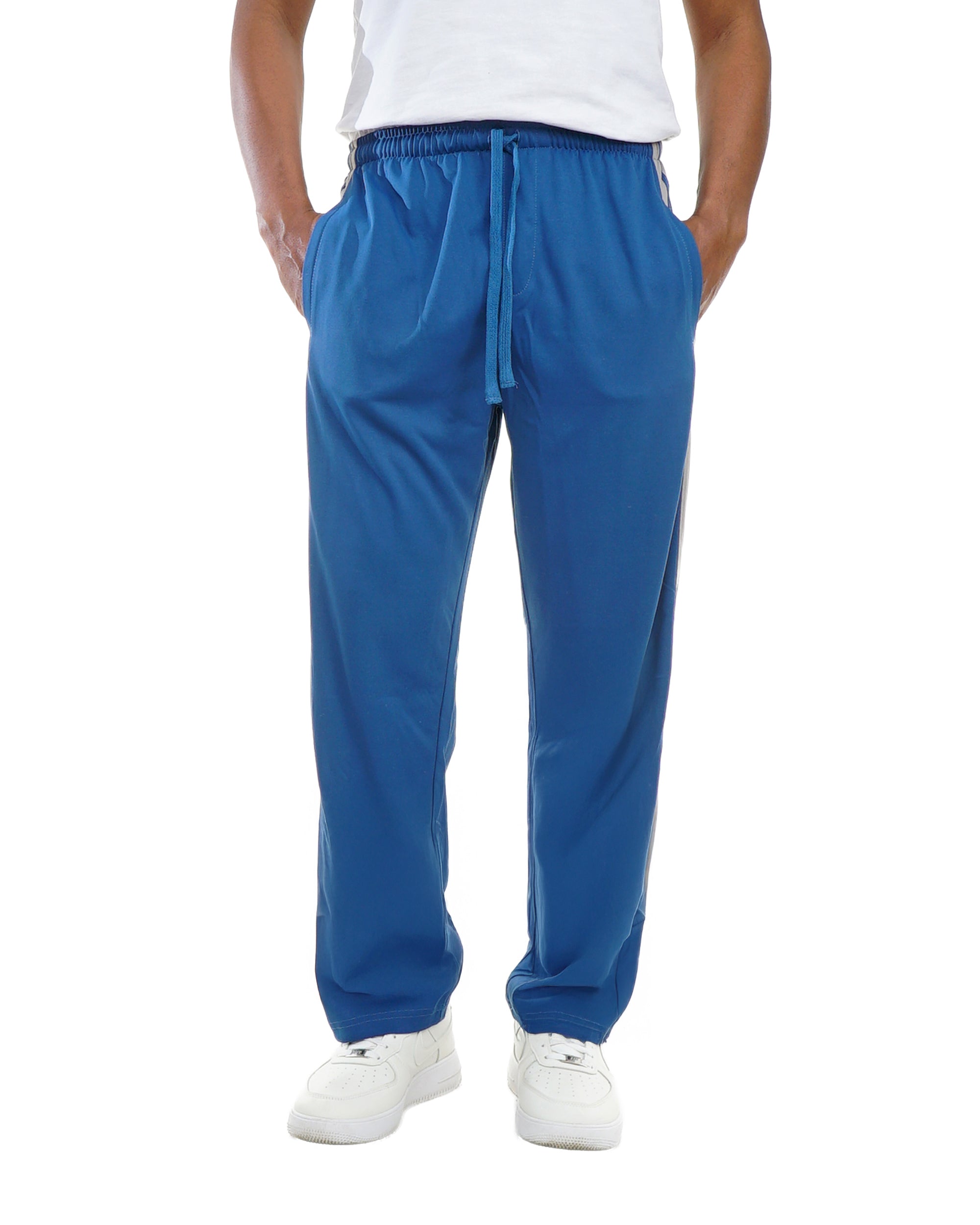 Men's Side Stripe Drawstring Waist Casual Sweatpants