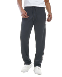 Men’s Track Pants with Side Stripes – Elastic Waist Athletic Jogger Pants