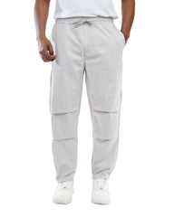 Men’s Paneled Jogger Pants – Elastic Waist Casual Trousers