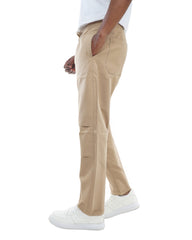 Men’s Paneled Jogger Pants – Elastic Waist Casual Trousers