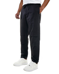 Men's Multi-Layer Elastic Waist Drawstring Sweatpants with Comfortable Cotton Fabric Drawstring